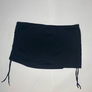 Calvin Klein Side-Tie Adjustable Ruched Swim Skirt Size M